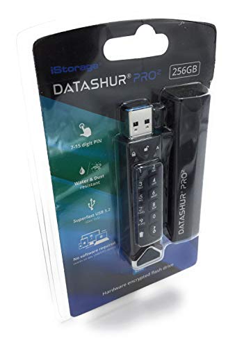 【中古】【未当て嵌める・未開封品】iStorage datAshur PRO2 セキュアフラッシュドライブ - FIPS 140-2気泡管水準器3お墨付き - 合いことば保護すること、砂ぼこりや耐水性、携帯型、軍用評点の