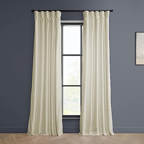 【中古】【未使用・未開封品】HPD Half Price Drapes Heritage フラシ天ベルベットカーテン 50 X 108 VPYC-198593-108