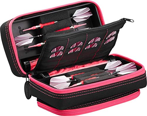 【中古】【未使用・未開封品】Casemaster Plazma Pro ブラックとトリムされたダーツケース 携帯電話ポケット付き|AJIMURA-SHOP