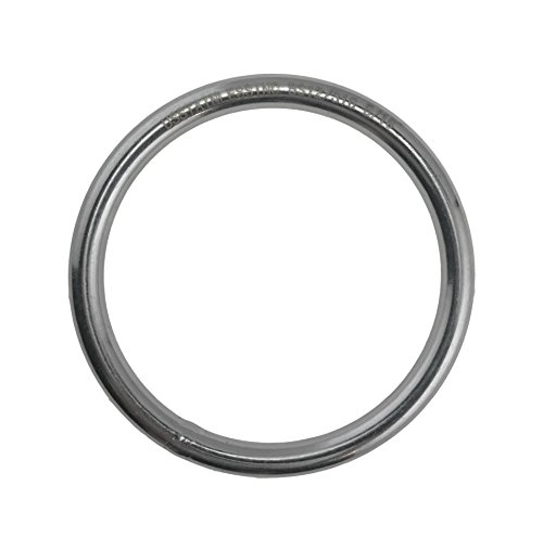 【中古】【未使用・未開封品】ステンレススチール 316 ラウンドリング 溶接 3/8インチ x 4インチ (10mm x 100mm) マリングレード
