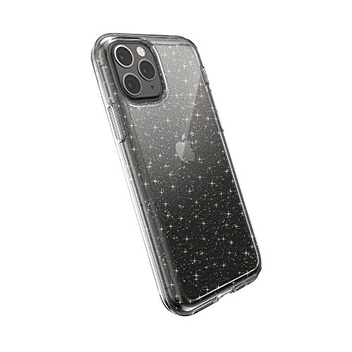 【中古】【未当て嵌める・未開封品】Speck Gemshell グリッター iPhone 11 Pro入れもの ゴールドグリッター付き添い人せつ然たる