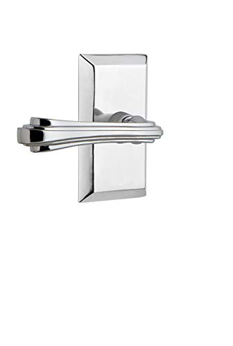 【中古】【未使用・未開封品】Nostalgic Warehouse 773171 Studio Plate Left-Handed Fleur Lever Privacy, Backset Size: 2.75\