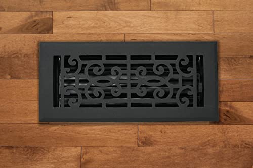 【中古】【未使用・未開封品】Madelyn Carter バロック 床と壁用レジスター (鋳造アルミニウムと鋳造真鍮) 6 x 12 (Overall Size: 7-1/2 x 13-1/2) 1｜AJIMURA-SHOP 17,399円