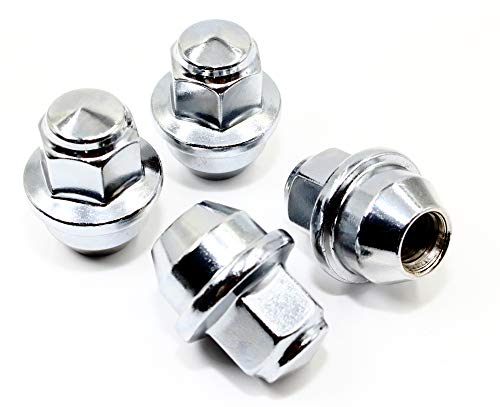 【中古】【未使用・未開封品】Veritek 20個セット 12x1.5mm 3/4 19mm 六角 1.46インチ 37mm 長さ クロム OEM ファクトリースタイル ラージ ドングリ シートカバー ハブキャッ