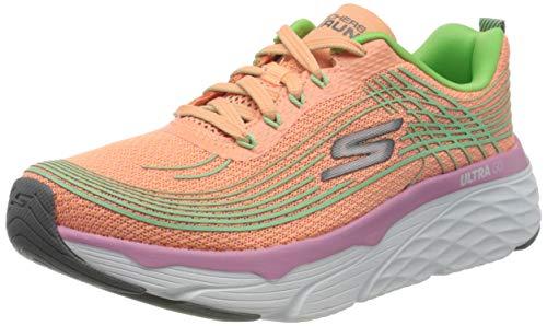 【中古】【未当て嵌める・未開封品】Skechers レディースマックスクッションエリートスニーカー US 大きさ: 5.5 色つや: オレンジ色