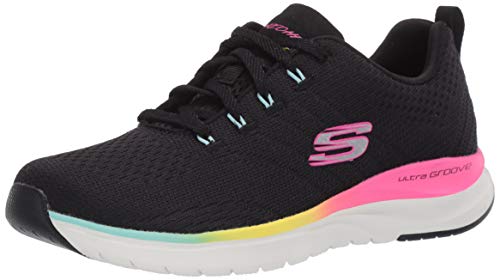 【中古】【未使用・未開封品】Skechers Women's Ultra Groove-Pure Vision Sneaker, Black/Multi, 8 M US 34,938円