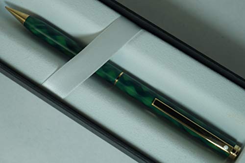 【中古】【未使用・未開封品】Sheaffer レア アメリカ製 シグネチャー スリム クラシック ファッション クリスクロス タータンチェック グリーンラッカー バレルとキャップ、2｜AJIMURA-SHOP