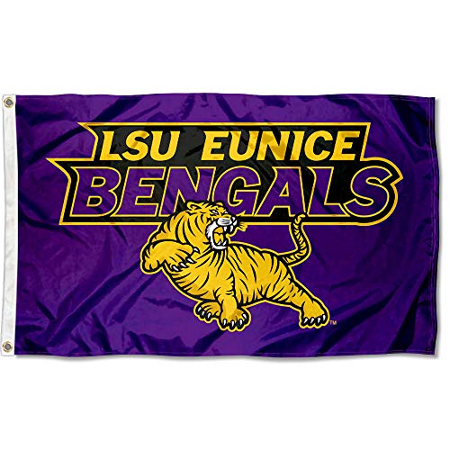 【中古】【未使用・未開封品】College Flags and Banners Co. LSU Eunice Bengal ロゴフラッグ