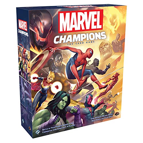 【中古】【未使用・未開封品】Fantasy Flight Games マーベル チャンピオン カードゲーム (ベースゲーム) | 協力ゲーム | 大人とティーン向け戦略カードゲーム | 対象年齢14歳|AJIMURA-SHOP