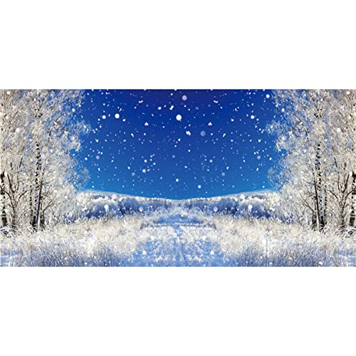 【中古】【未当て嵌める・未開封品】LFEEY 20 x 10フート 夢のような森の雪たま物 周囲の状況 冬 アルプス 雪 見晴らし 第八芸術 周囲の状況 落ちる雪 松の木 樅 山 雪原 クリスマス 新年 制作室 ビ