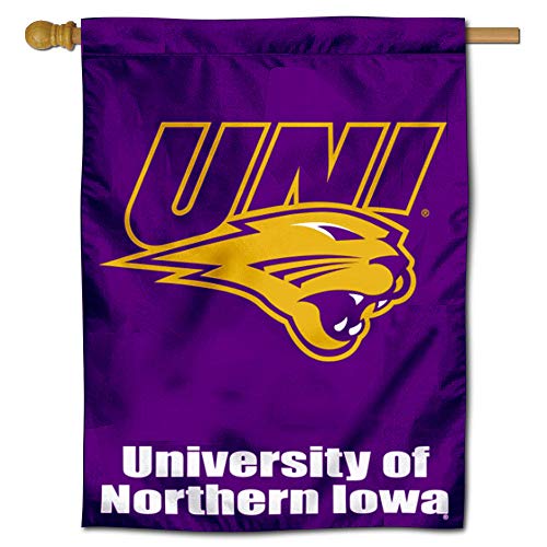 【中古】【未当て嵌める・未開封品】Northern Iowa Panthers ハウスフラッグバナー