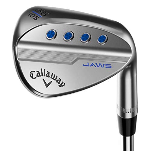 【中古】【未当て嵌める・未開封品】Callaway Mack Daddy 5 ジョーズ ウェッジ Cr色 (左ぎっちょ、矢がら: Dynamic Gold 115 Tour Issue スチール写真、噛みしだく/バウンス: S、10°