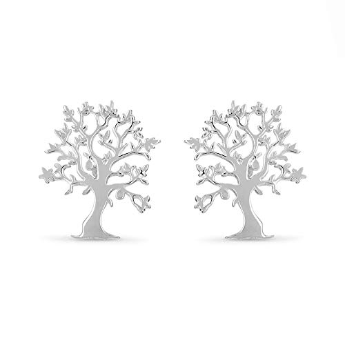 【中古】【未使用・未開封品】Boma Jewelry スターリングシルバー 生命の樹 ネイチャースタッドイヤリング|AJIMURA-SHOP