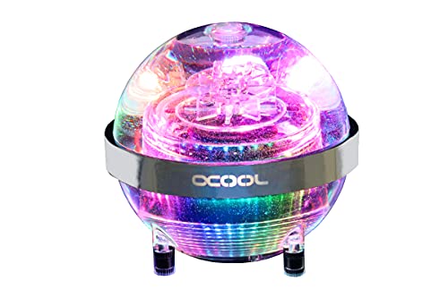 【中古】【未使用・未開封品】Alphacool Eisball Digital RGB - Acryl (incl. Eispumpe VPP755 V.3)