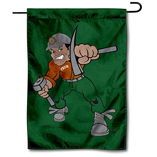 【中古】【未使用・未開封品】College Flags and Banners Co. Montana Tech Diggers チャーリー・オーリガー ガーデンフラッグ