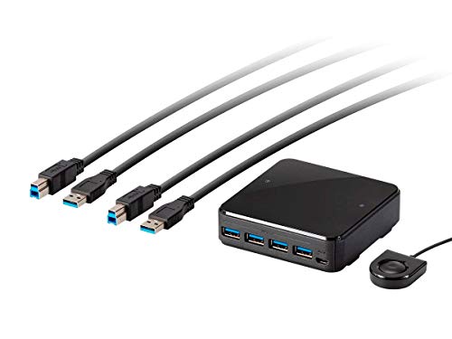 【中古】【未当て嵌める・未開封品】Monoprice 2x4 USB 3.1 Gen1 境界線の外側計器分かちあう取り替えっこ、2つの電子計算機で4つのUSB 3.1 Gen1デバイスを分かちあうできます。
