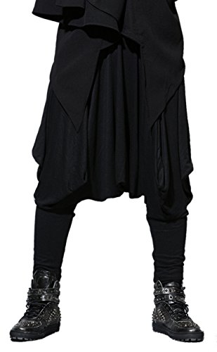 【中古】【未使用・未開封品】ellazhu PANTS メンズ US サイズ: Large/X-Large カラー: ブラック