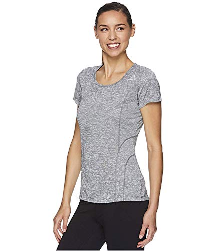 【中古】【未使用・未開封品】Reebok レディース フィット パフォーマンス フィーダー ストライプ Tシャツ X-Large