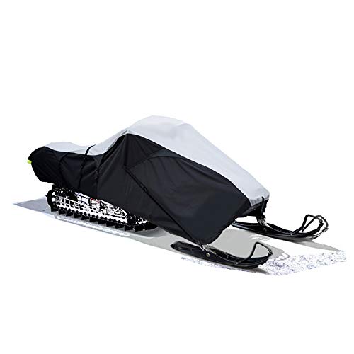 【中古】【未使用・未開封品】SnowShield デラックス 高耐久 トレーラー可能 スノーモービルストレージカバー ツートーンカラー グレー/ブラック Fits snowmobile up to 100\