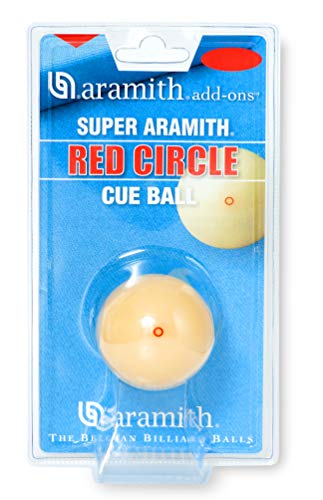 【中古】【未使用・未開封品】Aramith スーパープールキューボール 2 1/4インチ レッドサークル ブリスター入り
