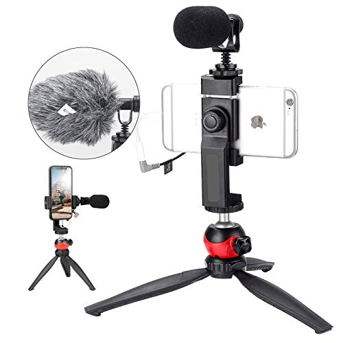 【中古】【未使用・未開封品】EACHSHOTスマホ マイク 小型 キットTIKTOK Vlog YouTubeマイク ビデオ マイク iPhone 11 Pro Max X 8 Plus 7 Plus Samsung Huaweiと互換性ありミ