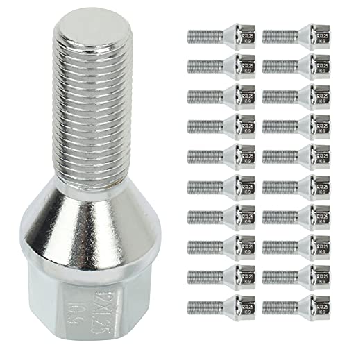 【中古】【未使用・未開封品】OCPTY ホイールスタッド 12x1.25 自動車ラグボルト 20x シルバー シャンク長さ 28mm ジープ用 コンパス用 フィアット ジープ用 チェロキー用｜AJIMURA-SHOP