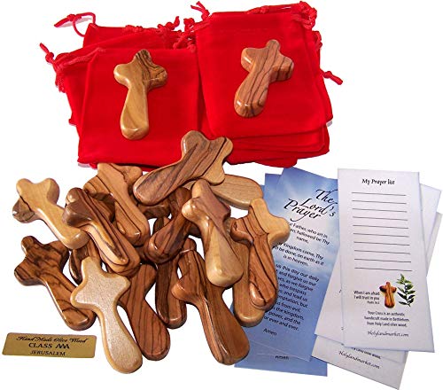 【中古】【未当て嵌める・未開封品】Holy Land Market スモール衣嚢 好いたらしいなはりつけ台 御徒面子と証拠立てる書付き添い人 赤銅色 SmallHandCrossesWithBags