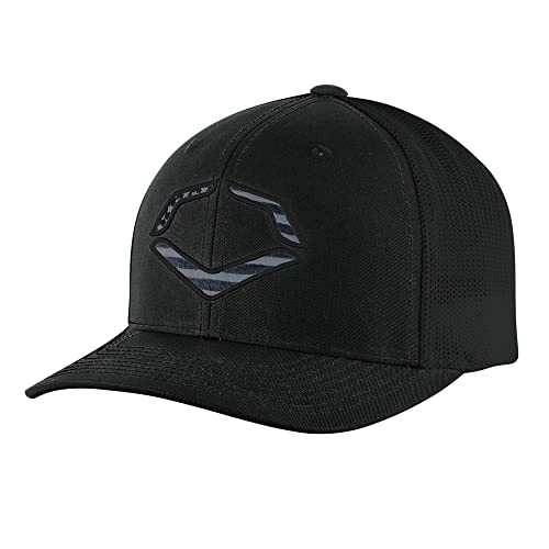 【中古】【未当て嵌める・未開封品】EvoShield USA ロゴタイプ フレックス填まる かぶり笠 黒いこと L大きさ XL大きさ