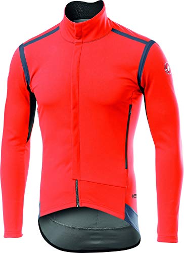 【中古】【未使用・未開封品】Castelli Perfetto ROS コンバーチブルジャケット - メンズ イエローフルオ、XXL