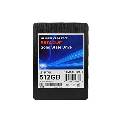 【中古】【未使用・未開封品】Super Talent TeraNova 512GB 2.5インチ SATA3 ソリッドステートドライブ (TLC)