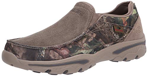 【中古】【未当て嵌める・未開封品】Skechers Men\u0027s Creston-Moseco Slip On Canvas Loafer, Camouflage, 11.5 Medium US