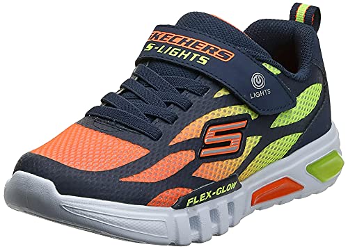 【中古】【未当て嵌める・未開封品】Skechers - Skechers Boys - 2 UK Child - SKECHERS 400016L Flex-Glow - Dezlom - Nvor - 2 UK Child