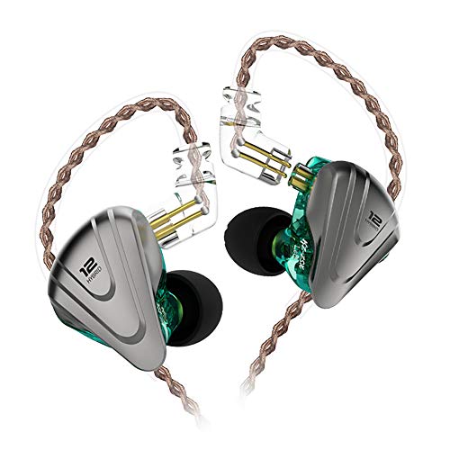 【中古】【未使用・未開封品】KZ ZSX 1DD+5BAハイブリッドHiFiステレオノイズ遮断スポーツIEMイヤホン/イヤホン/ヘッドホン 取り外し可能なケーブル付き iPhone iPad Android｜AJIMURA-SHOP