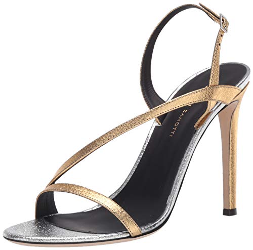 【中古】【未当て嵌める・未開封品】Giuseppe Zanotti レディース E000151 踵サンダル US 大きさ: 8 色つや: ゴールド