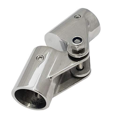 【中古】【未使用・未開封品】Keehui 316ステンレススチール折りたたみスイベルコネクター継手 7/8インチボートハンドレールチューブ/パイプ用 ブラック|AJIMURA-SHOP