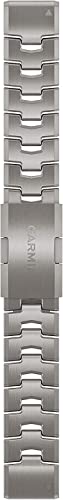 【中古】【未使用・未開封品】Garmin Quickfit 22 Watch Band, Vented Titanium Bracelet
