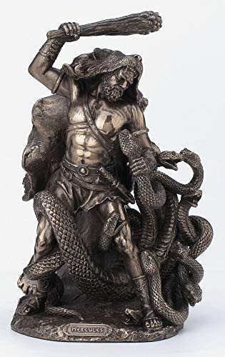 【中古】【未使用・未開封品】Veronese Design 9インチ ヒドラの殺害 ヘラクレスのセカンド労働 ギリシャのローマ人モンスターバトルヒーロー ヘラクレスアンティークブロンズ画像