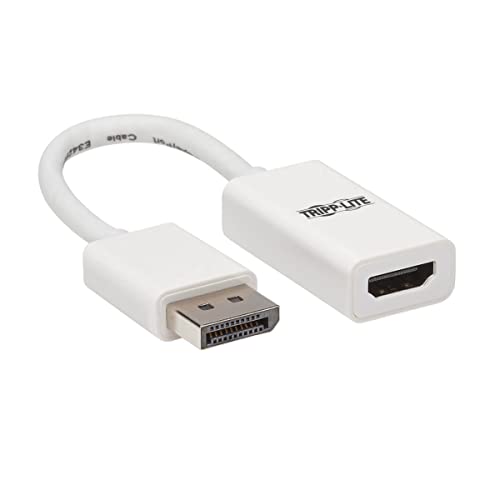 【中古】【未当て嵌める・未開封品】Tripp Lite DisplayPort - HDMI 活動的アダプタ 4K M/F 白いこと DP - HDMI 6in