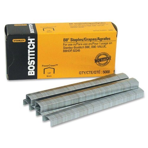 【中古】【未使用・未開封品】Bostitch B8 PowerCrown プレミアムホチキス針 0.25インチ フルストリップ (STCR21151/4) 12本パック