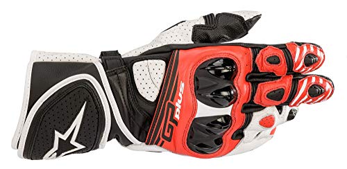 【中古】【未使用・未開封品】alpinestars(アルパインスターズ)バイクグローブ ブラック/ホワイト/ブライトレッド (サイズ:3XL) GP PLUS R(GPプラスR)V2グローブ (355 6520)