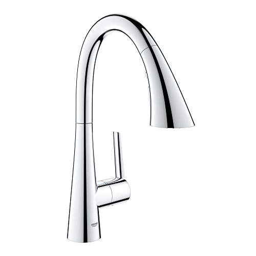【中古】【未使用・未開封品】GROHE 30368002 Ladylux L2 シングルハンドル プルダウン トリプルスプレープレップシンク キッチン蛇口 スターライトクローム