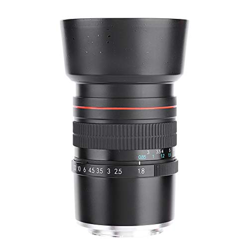 【中古】【未使用・未開封品】Oumij 85mm f/1.8 大口径ミディアム望遠レンズ フルフレームマニュアルミラーレスカメラ Eレンズ ソニー用