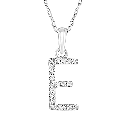 【中古】【未使用・未開封品】14K ゴールド ダイヤモンド イニシャルペンダントネックレス A~Z チェーン付き 16インチ