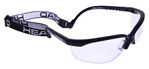 【中古】【未使用・未開封品】HEAD Racquetball Goggles - Pro Elite Anti Fog \u0026 Scratch Resistant Protective Eyewear w/ UV Protection