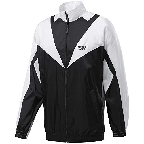 【中古】【未当て嵌める・未開封品】Reebok Classic Twin Vector Jacket, Black, XL スポーツ・アウトドア-ウェア