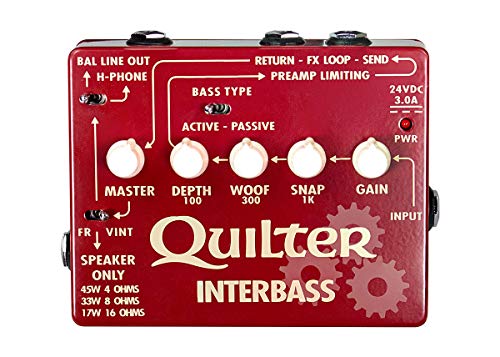 【中古】【未使用・未開封品】Quilter (クイルター) 超コンパクトなペダルサイズのベースアンプ 最大出力45W InterBass|AJIMURA-SHOP