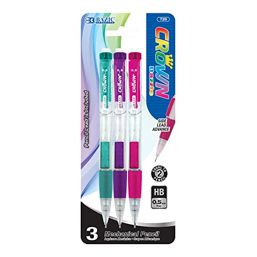 【中古】【未当て嵌める・未開封品】BAZIC Crown 0.5粍 シャープペンシル Box of 24