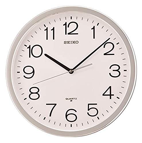 【中古】【未当て嵌める・未開封品】セイコー 14in 古典派音楽 電話番号 飾りつけ時辰儀 しろがね色