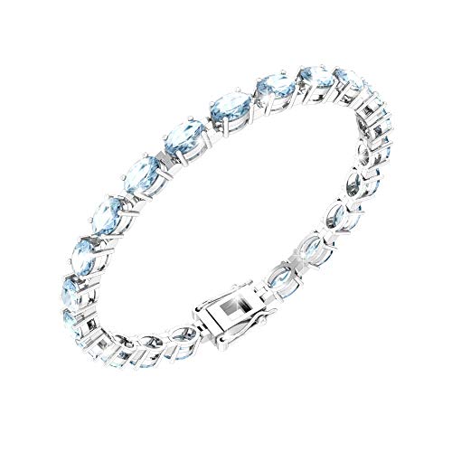 【中古】【未使用・未開封品】Belinda Jewelz テニスブレスレット 女性へのギフト クラシックジュエリー 925スターリングシルバー 楕円形 ジェムストーン アクセント キラキラ 45,623円