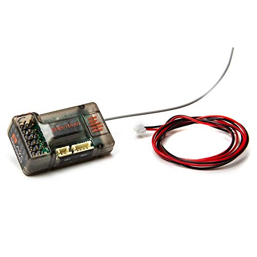 【中古】【未使用・未開封品】Spektrum SR6100AT 6チャンネル DSMR DSM2 レシーバー (RC サーフェス) AVCとテレメトリー付き SPMSR6100AT ブラック